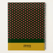 Inspirerende roze bloemige herinneringen citeren i planner (Achterkant)