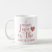 Inspirerende Roze Een Moederliefde Koffiemok (Links)