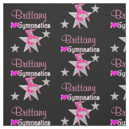 INSPIRERENDE ROZE EN ZWARTE AANGEPASTE GYMNASTIEKS STOF