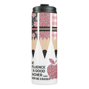 Inspirerende Roze Luipaard Lerares Thermosbeker