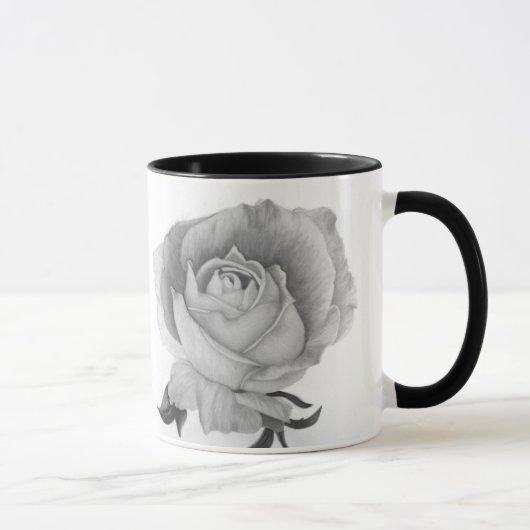 Inspirerende roze tweedelige mok (Rechts)