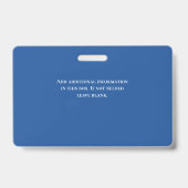 Inspirerende school vrijwilliger personeel leraar badge (Achterkant)