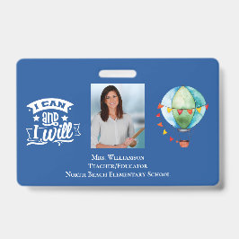 Inspirerende school vrijwilliger personeel leraar  badge
