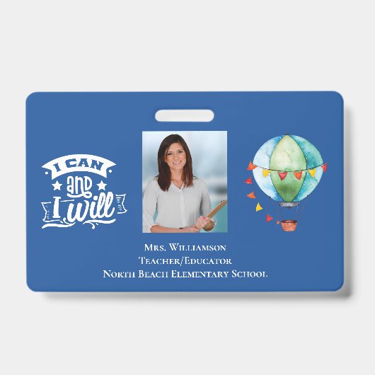Inspirerende school vrijwilliger personeel leraar badge (Voorzijde)