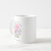 Inspirerende september geboortebloem moeder wrap koffiemok (Voorkant links)