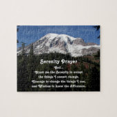 Inspirerende Serenity Prayer Mount Rainier Legpuzzel (Horizontaal)