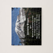 Inspirerende Serenity Prayer Mount Rainier Legpuzzel (Verticaal)