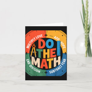 Inspirerende Slogan Liefde Hoop Angst Doe De Wisku Bedankkaart