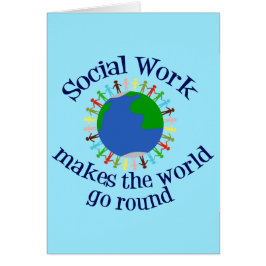 Inspirerende sociale werk quote wereld kaart