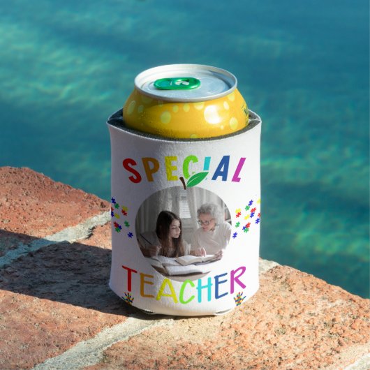 Inspirerende speciale leraar foto blikjeskoeler (Insitu Zwembad)