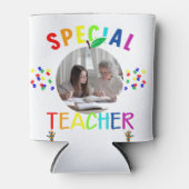 Inspirerende speciale leraar foto blikjeskoeler (Voorkant)