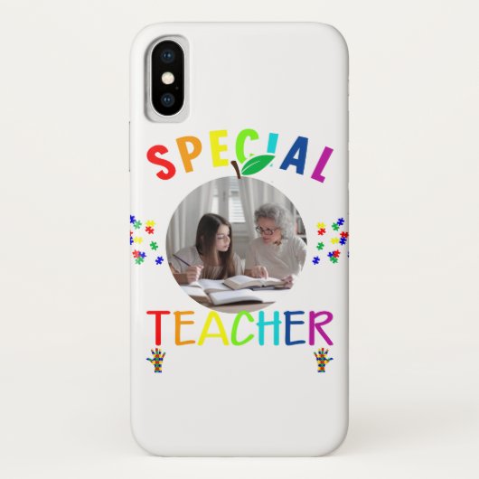 Inspirerende speciale leraar foto Case-Mate iPhone case (Achterkant)