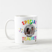Inspirerende speciale leraar foto koffiemok (Links)