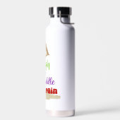 Inspirerende spetters in de plassen waterfles (Links)
