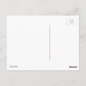 Inspirerende Spreuk Bloemrijke Houding van Dankbaa Briefkaart (Achterkant)