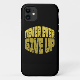 Inspirerende Spreuk - Geef Nooit Op Case-Mate iPhone Case