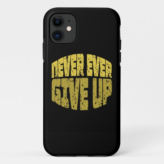 Inspirerende Spreuk - Geef Nooit Op Case-Mate iPhone Case (Achterkant)