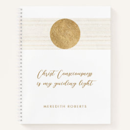 Inspirerende Spreuk Gouden Zon Persoonlijk Notitieboek