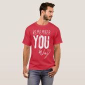Inspirerende spreuk jongen t-shirt (Voorkant volledig)