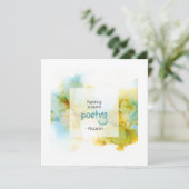 Inspirerende spreuk over Schilderen Kaart (Staand voorkant)