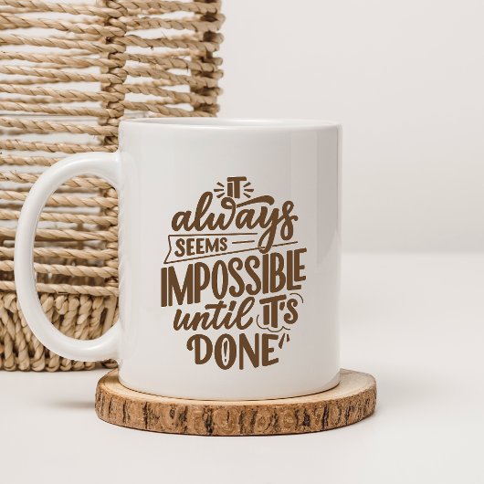 Inspirerende Spreuk Positieve Mentaliteit Koffiemok