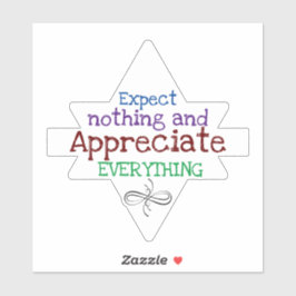 Inspirerende Spreuk Sticker