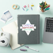 Inspirerende Spreuk Sticker (iPad Cover)