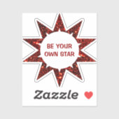 inspirerende ster sticker (Vel)