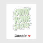 Inspirerende sticker  (Vel)