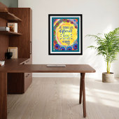 Inspirerende student Quote Classroom Inspirivity Poster