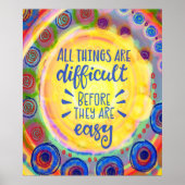 Inspirerende student Quote Classroom Inspirivity Poster (Voorkant)