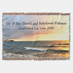 INSPIRERENDE SUNRISE GEPERSONALISEERDE BRUILOFT DE DEKEN