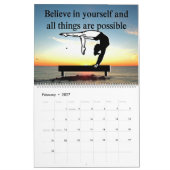 INSPIRERENDE SUNRISE GYMNASTIEK QUOTE KALENDER (Feb 2027)