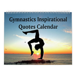 INSPIRERENDE SUNRISE GYMNASTIEK QUOTE KALENDER