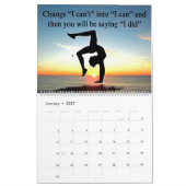 INSPIRERENDE SUNRISE GYMNASTIEK QUOTE KALENDER (Jan 2027)