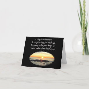 INSPIRERENDE SUNRISE SERENITY GEBEDSONTWERP KAART