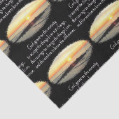 INSPIRERENDE SUNRISE SERENITY GEBEDSONTWERP TISSUEPAPIER (Detail)