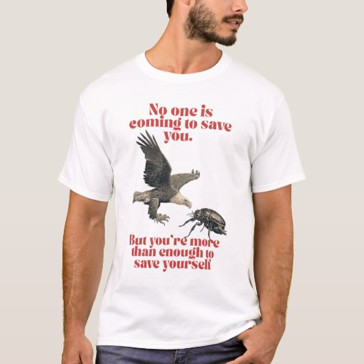 Inspirerende T-shirt voor mannen (Voorkant)