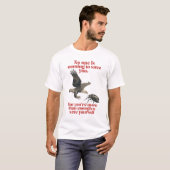 Inspirerende T-shirt voor mannen (Voorkant volledig)
