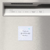 Inspirerende taaie levensquote magneet (Insitu (Vaatwasser))
