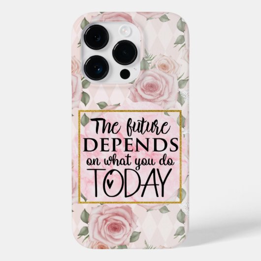 Inspirerende toekomst: keuzes van vandaag Case-Mate iPhone case (Achterkant)