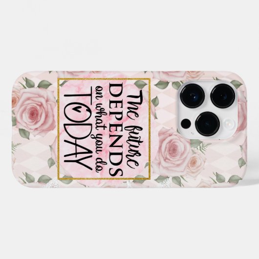 Inspirerende toekomst: keuzes van vandaag Case-Mate iPhone case (Achterkant (horizontaal))