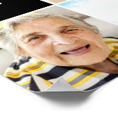 Inspirerende Troost Aangepaste Berichten & 14-Foto Poster (Hoek)