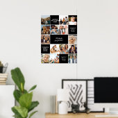 Inspirerende Troost Aangepaste Berichten & 14-Foto Poster (Thuiskantoor)
