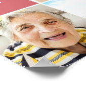 Inspirerende Troost Aangepaste Berichten & 14-Foto Poster (Hoek)