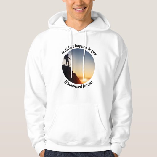 Inspirerende trui hoodie (Voorkant)