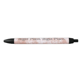 Inspirerende tuinspreuk juiste plant op de juiste  zwarte inkt pen
