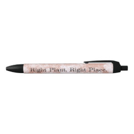 Inspirerende tuinspreuk juiste plant op de juiste  zwarte inkt pen