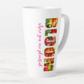 Inspirerende Tulp Latte Mok (Rechterhoek)