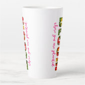 Inspirerende Tulp Latte Mok (Voorkant)